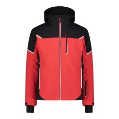 Kurtka narciarska z kapturem CMP. Czerwone kurtki męskie CMP, m, bez wzorów, z kapturem, narciarskie. W wyprzedaży za 912.50 zł.