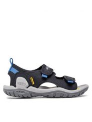 Keen Sandały Knotch Creek Ot 1026160 Czarny. Czarne sandały chłopięce Keen, ze skóry, bez zapięcia. Za 219.99 zł.