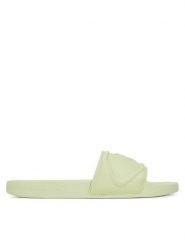Calvin Klein Jeans Klapki Slide Pu Hf Mg YW0YW01879 Zielony. Zielone klapki damskie Calvin Klein Jeans, bez wzorów, z jeansu, bez obcasa. Za 199.99 zł.