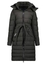 Geographical Norway Płaszcz zimowy "Cabima" w kolorze czarnym rozmiar: XXL. Czarne płaszcze damskie Geographical Norway, na zimę, xxl, bez wzorów, z puchu. Za 242.13 zł.