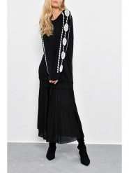 Milan Kiss Bluza w kolorze czarno-kremowym rozmiar: M. Brązowe bluzy bez kaptura damskie Milan Kiss, m. Za 118.56 zł.