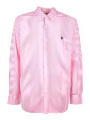 U.S. Polo Assn. Koszula - Regular fit - w kolorze jasnoróżowym rozmiar: S. Różowe koszule męskie U.S. Polo Assn., s, bez wzorów, bez kołnierzyka, bez ramiączek. Za 100.04 zł.