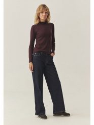 TATUUM Dżinsy "Brooklyn" - Wide fit - w kolorze granatowym rozmiar: 42. Niebieskie jeansy damskie Tatuum, z podwyższonym stanem. Za 207.39 zł.
