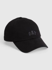 GAP Czapka w kolorze czarnym rozmiar: onesize. Czarne czapki męskie GAP, bez wzorów, z bawełny, sportowe. Za 109.78 zł.