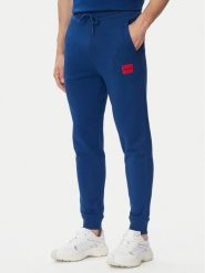 HUGO Spodnie dresowe Doak212 50447963 Niebieski jasny Regular Fit. Niebieskie spodnie dresowe męskie Hugo, bez wzorów, z bawełny. Za 449.99 zł.