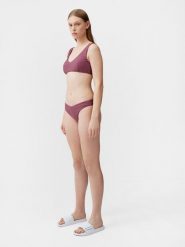 4F Dół od bikini damski XXL. Czerwone bikini damskie 4f, bez wzorów. W wyprzedaży za 9.99 zł.