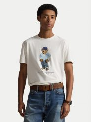 Polo Ralph Lauren T-Shirt 710B14615001 Biały Regular Fit. Białe koszulki polo męskie Polo Ralph Lauren, m, bez wzorów, z bawełny, bez ramiączek. Za 728.99 zł.