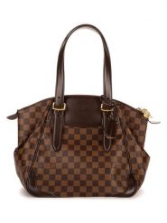 Louis Vuitton Torebka w kolorze brązowo-jasnobrązowym - 30 x 26 x 18 cm rozmiar: onesize. Brązowe torebki klasyczne damskie Louis Vuitton, bez wzorów, z materiału, bez dodatków. Za 4,950.99 zł.