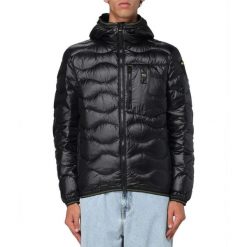 Kurtka BLAUER PIER Czarny. Czarne kurtki męskie Blauer, xl, bez wzorów, z tkaniny, bez kaptura. Za 1,111.85 zł.