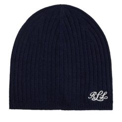 Czapka LAUREN RALPH LAUREN. Niebieskie czapki zimowe damskie Lauren Ralph Lauren. Za 549.99 zł.