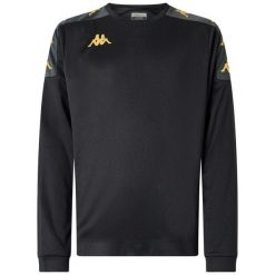 Bluza Kappa Gaverno. Czarne bluzy z kapturem męskie Kappa, na zimę, l, z materiału. Za 240.00 zł.