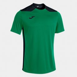 Koszulka do piłki nożnej męska Joma Championship VI. Czarne t-shirty sportowe męskie Joma, m, bez ramiączek, do piłki nożnej. Za 29.99 zł.