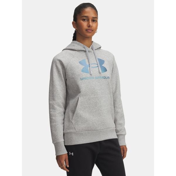 Bluza Under Armour Rival Feelce Shimmer Hoody. Szare bluzy bez kaptura damskie Under Armour. Za 179.99 zł.