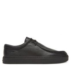 Półbuty Calvin Klein. Czarne półbuty męskie CALVIN KLEIN, bez zapięcia. Za 489.99 zł.