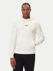 EA7 Emporio Armani Bluza 8NPM32 PJVRZ U1105 Beżowy Regular Fit. Brązowe bluzy bez kaptura męskie EA7 Emporio Armani, m, z bawełny. Za 369.99 zł.
