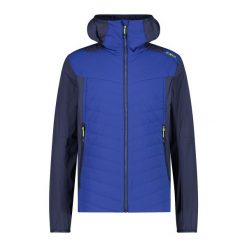 Kurtka hybridowa z kapturem CMP. Niebieskie kurtki męskie CMP, bez wzorów, sportowe, z kapturem. Za 506.50 zł.