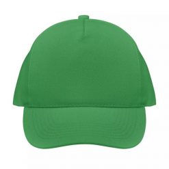 Czapka baseballowa 5-panelowa Sol's Seoul. Zielone czapki z daszkiem damskie SOL'S, bez wzorów. Za 30.00 zł.