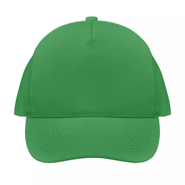 Czapka baseballowa 5-panelowa Sol's Seoul. Zielone czapki męskie SOL'S, bez wzorów. Za 30.00 zł.