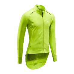 Kurtka rowerowa szosowa Van Rysel Racer zimowa długi rękaw. Zielone kurtki męskie VAN RYSEL, na zimę, m, bez wzorów, rowerowe. Za 179.99 zł.