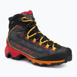 Buty trekkingowe męskie La Sportiva Aequilibrium Hike GTX. Czarne buty trekkingowe męskie La Sportiva, z gore-texu, bez zapięcia, wspinaczkowe, gore-tex. Za 1,091.99 zł.