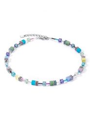 COEUR DE LION Naszyjnik z kryształami Swarovski - dł. 42 cm rozmiar: onesize. Szare naszyjniki damskie COEUR DE LION, srebrne. Za 409.00 zł.