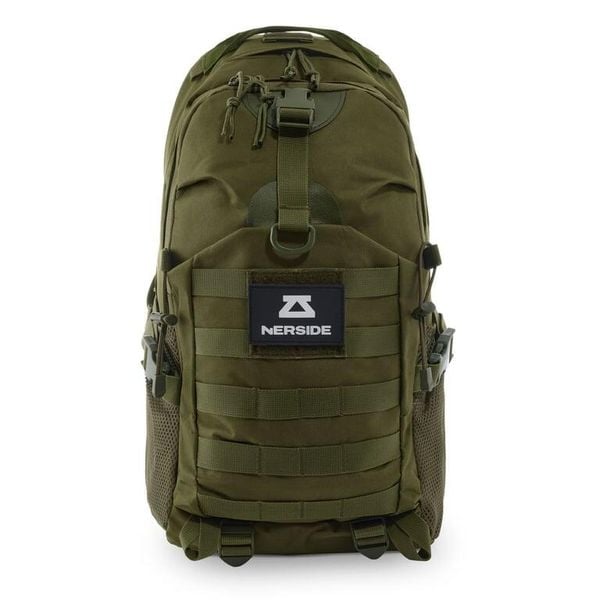 NERSIDE Plecak Kartan 30L zielony. Zielone plecaki damskie NERSIDE, z aplikacjami, z materiału. Za 99.65 zł.
