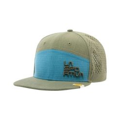 Czapka Trucker La Sportiva Traverse. Zielone czapki męskie La Sportiva, bez wzorów, z bawełny. Za 164.99 zł.