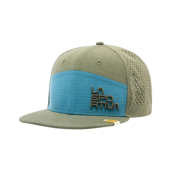 Czapka Trucker La Sportiva Traverse. Zielone czapki męskie La Sportiva, bez wzorów, z bawełny. Za 159.49 zł.