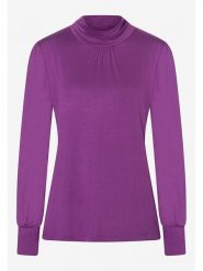 More & More Koszulka w kolorze fioletowym rozmiar: 46. Różowe t-shirty damskie MORE & MORE, s, bez wzorów, z wiskozy, bez kołnierzyka. Za 81.45 zł.