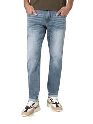 Timezone Dżinsy "ScottTZ" - Slim fit - w kolorze niebieskim rozmiar: W34/L34. Niebieskie jeansy męskie Timezone. Za 171.28 zł.