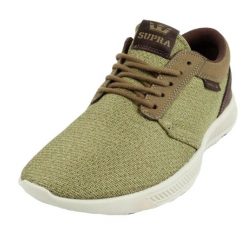 Trampki Męskie Bieganie. Zielone trampki i tenisówki męskie Supra, bez wzorów, bez zapięcia. Za 189.99 zł.