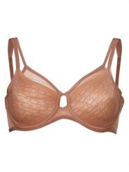 Triumph biustonosz z fiszbinami Kobiety różowy, 75C. Czerwone biustonosze Triumph, bez wzorów, z materiału. Za 229.95 zł.