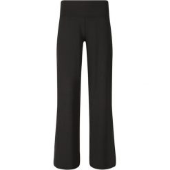 Spodnie damskie wide leg Athlecia Berrty. Czarne spodnie dresowe damskie Athlecia, bez wzorów. Za 252.00 zł.
