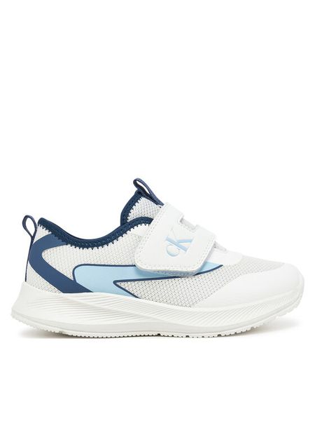 Calvin Klein Jeans Sneakersy Low Cut Velcro V1X9-83001-1697YBIA Biały. Białe buty sportowe chłopięce Calvin Klein Jeans, z jeansu, bez zapięcia. Za 189.99 zł.