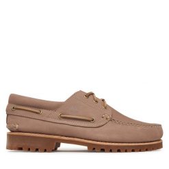 Półbuty Timberland. Fioletowe półbuty męskie Timberland, bez zapięcia. Za 899.99 zł.