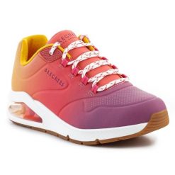 Buty Skechers Uno Color Vaves 155628-PKMT fioletowe. Fioletowe buty sportowe na co dzień damskie bez wzorów, z materiału. Za 585.80 zł.