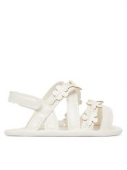 Mayoral Sandały 9094.10 Biały. Białe sandały dziewczęce Mayoral, ze skóry, bez zapięcia. Za 89.99 zł.