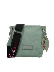 Fritzi aus Preußen Torebka w kolorze miętowym - 22,5 x 20,5 x 8,5 cm rozmiar: onesize. Zielone torebki klasyczne damskie Fritzi aus Preußen, bez wzorów, z materiału, bez dodatków. Za 113.36 zł.