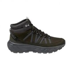 Buty trekkingowe męskie Jack Wolfskin A65576E0205. Zielone buty trekkingowe męskie Jack Wolfskin, na zimę, z materiału, za kostkę, bez zapięcia, trekkingowe. Za 459.99 zł.