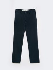 BIG STAR Spodnie chino w kolorze granatowym rozmiar: W36/L32. Niebieskie spodnie materiałowe męskie Big Star, bez wzorów, z bawełny, retro. Za 109.78 zł.