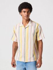 Lee Koszula - Regular fit - w kolorze żółto-oliwkowo-jasnoróżowym rozmiar: XXL. Brązowe koszule męskie Lee, xxl, bez wzorów, z bawełny, bez kołnierzyka, bez ramiączek. Za 100.99 zł.