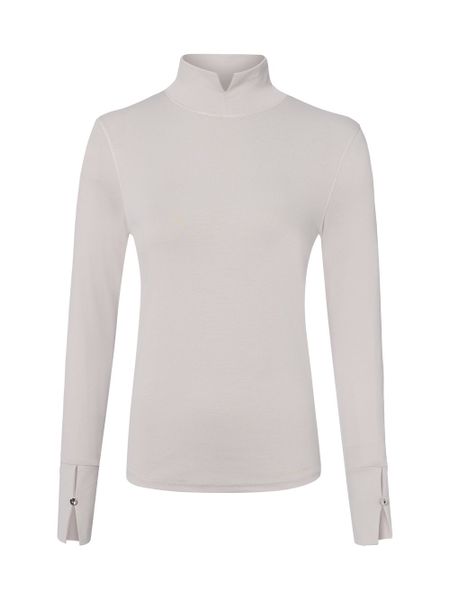 Marc Cain Koszulka z długim rękawem Kobiety Bawełna szary, 44. Szare t-shirty damskie Marc Cain, bez wzorów, z bawełny, bez kołnierzyka. Za 799.95 zł.