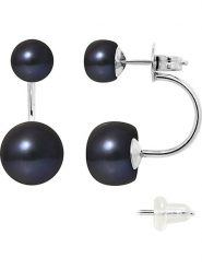 Pearline Srebrne kolczyki-wkrętki z perłami rozmiar: onesize. Niebieskie kolczyki damskie Pearline, z perłą, srebrne. Za 217.99 zł.