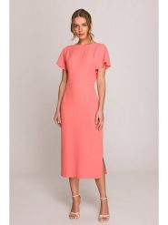 Stylove Sukienka w kolorze pomarańczowym rozmiar: M. Pomarańczowe sukienki damskie Stylove, m, bez wzorów, bez kołnierzyka, bez ramiączek, maxi. Za 280.44 zł.
