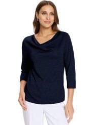 WITT WEIDEN Koszulka w kolorze granatowym rozmiar: 40. Niebieskie bluzki damskie WITT WEIDEN, bez wzorów, bez kołnierzyka, bez ramiączek. Za 60.99 zł.