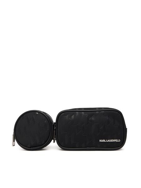 KARL LAGERFELD Saszetka nerka A3M30165 Czarny. Czarne saszetki męskie Karl Lagerfeld, z materiału. Za 609.99 zł.