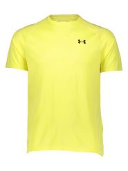 Under Armour Koszulka sportowa "Tech" w kolorze żółtym rozmiar: L. Zielone t-shirty sportowe męskie Under Armour, l, z materiału, bez ramiączek, outdoorowe. Za 125.15 zł.