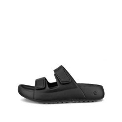 Klapki 2-pasmowe Ecco Cozmo Eva. Czarne klapki damskie ECCO. Za 253.00 zł.