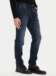HUGO Jeansy Ash 50541568 Granatowy Slim Fit. Niebieskie jeansy męskie Hugo. Za 479.99 zł.