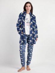 Peanuts Kurtka polarowa "Peanuts" w kolorze granatowym rozmiar: XL. Niebieskie kurtki damskie Peanuts, xl, bez wzorów, z polaru, bez kaptura. Za 139.54 zł.